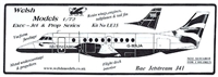 1:72 Bae 4100 Jetstream 41, British Airways