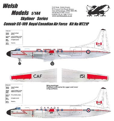 1:144 Convair CC.109, RCAF