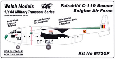 1:144 Fairchild C.119 Boxcar, Belgian Air Force