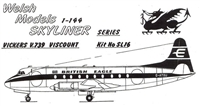 1:144 Vickers Viscount 739, British Eagle