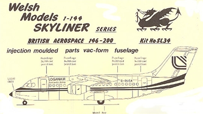 1:144 Bae 146-200, Loganair
