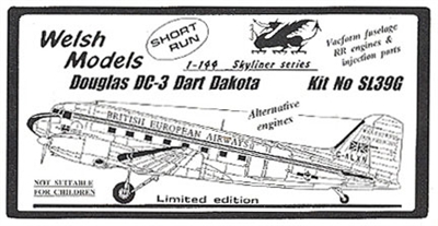 1:144 Douglas DC-3 (Dart), BEA