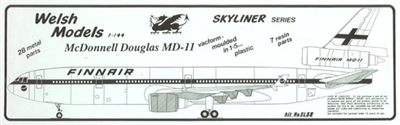 1:144 McDD MD-11, Finnair