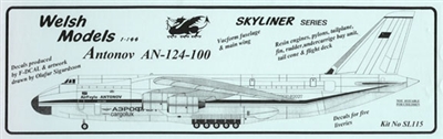 1:144 Antonov 124-100, Aeroflot, Heavylift
