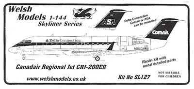 1:144 Canadair CRJ 200, Delta Connection - ASA, Comair