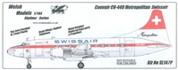 1:144 Convair 440 (long nose), Swissair