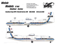 1:144 HPR-7 Herald, British United Island Airways