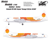 1:144 Convair 580, Aspen (orange cs)