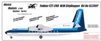 1:144 Fokker F.27-200, NLM Cityhopper