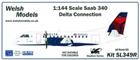 1:144 Saab 340, Delta Connection