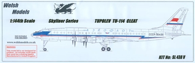 1:144 Tupolev 114 'Cleat', Aeroflot