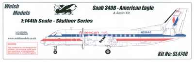 1:144 Saab 340B, American Eagle