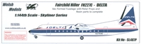 1:144 Fairchild Fh.227C, Delta Airlines