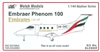1:144 Embraer 500 Phenom 100, Emirates
