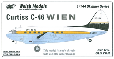 1:144 Curtiss C.46, Wien Alaska Airlines
