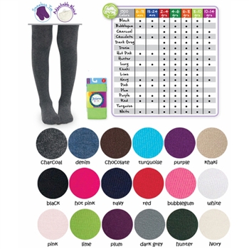 Jefferies Seamless Organic Cotton Girls Tights - 1 Tights