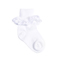 TicTacToe Organic Eyelet Anklet Girls Socks - 1 Pair