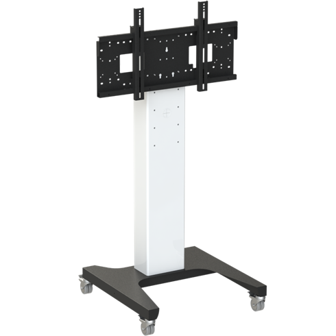 8423 Mono Fixed Height Screen Mount Trolley, Max Height from Floor To Centre Of The Mount: 1448mm, 42"-86" Max 130Kg