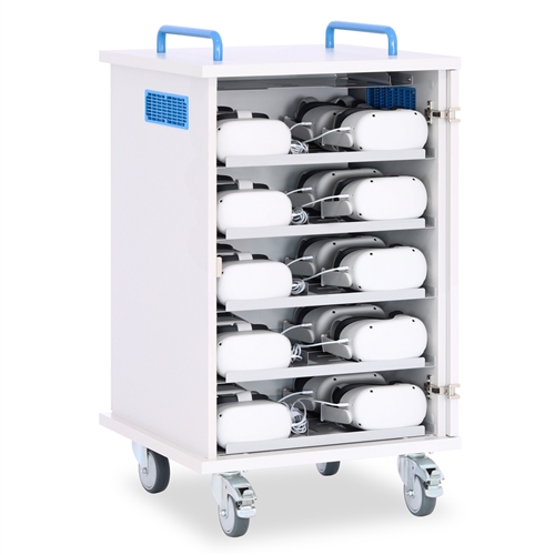 Lyte 20 Single Door VR Headsets USB C Mobile Charging Trolley