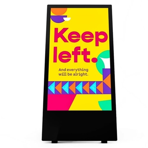 43" Outdoor Digital Android Battery A-Boards-Black