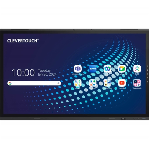 Clevertouch 65" UX PRO Edge EDLA Certified, Premium 4K Interactive Touch Screen with USB-C