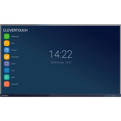 Clevertouch 75" IMPACT MAX 4K Interactive Touch Screen with USB-C