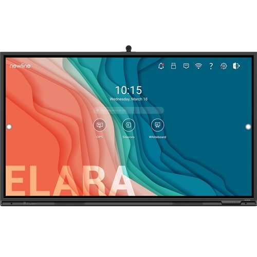 Newline ELARA TT-7522Q 75" 4K Interactive Touch Screen with Android and Mic Array with USB Type-C, Enhanced Wifi 6 & Bluetooth 5.0
