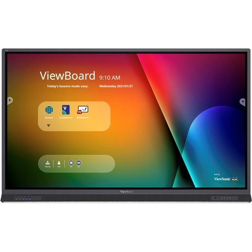 ViewSonic ViewBoard IFP7552-2F 75" 4K UHD Interactive Touch Screen + Free Wall Bracket