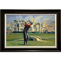 Victory at the British Open - Autographed by Tiger Woods