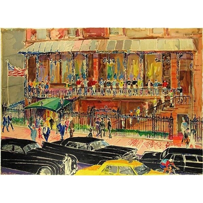 The 21 Club by LeRoy Neiman