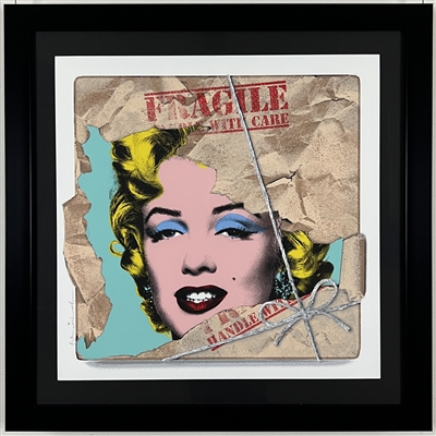 Marilyn  POPfolio - Fragile by Mr. Brainwash