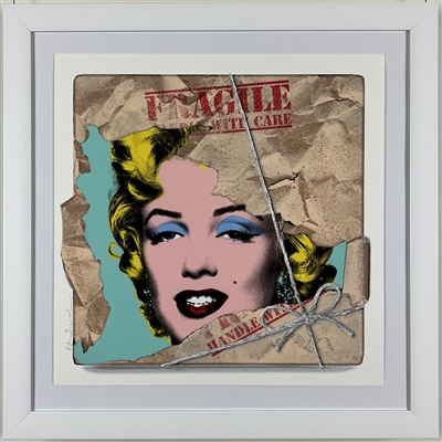 Marilyn  POPfolio - Fragile by Mr. Brainwash