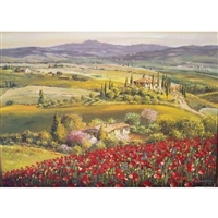 Tuscany Red Poppies