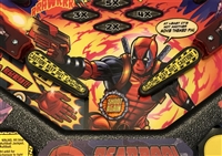 Caution! Flipper Bat Topper MODs for Deadpool pinball machine (Set of 2)