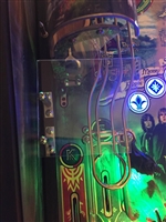 Clear Acrylic Replacement MOD for Stern's Lord of the Rings pinball machine