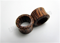 Pair of Coconut Wood Tunnel Plugs