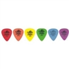 Six (6) Assorted Dunlop Tortex Guitar Picks Plectra