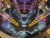 Distressed Caution Tape Flipper Bat Topper MODs for Alien pinball machine (Set of 4)