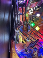 Left Return Plastic FIX for Stern's Uncanny X-Men pinball machine