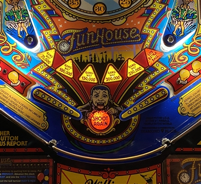 Funhouse Flipper Bat Topper MODs for Williams Funhouse pinball machine (Set of 3)