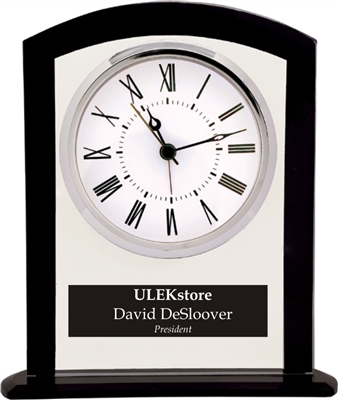 6.25" Glass Square Clock