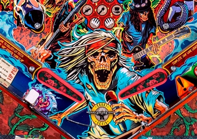 Roses Flipper Bat Topper MODs for Jersey Jack's Guns N Roses pinball machine (Set of 3)