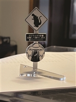 Godzilla and UFO Sightings - Proceed with Caution Sign MOD for Stern's Godzilla 70th Pinball Machine