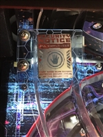 Sign/Plastic MOD for Stern's Guardians of the Galaxy pinball machine (3 Signs to choose from)