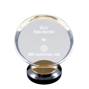 8 inch Gold Halo Acrylic