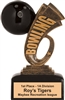 6 inch Bowling Headline Resin Trophy