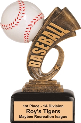 7 inch Baseball Headline Resin Trophy