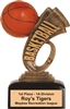 7 inch Basketball Headline Resin Trophy
