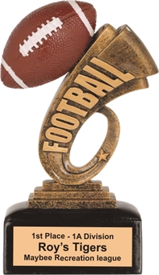 7 inch Football Headline Resin Trophy