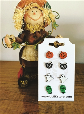 Halloween Earrings (4 Pack)